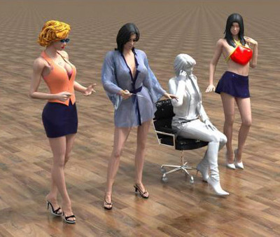 數字藝術之美 探索3D美女模型的電腦三維動畫設計